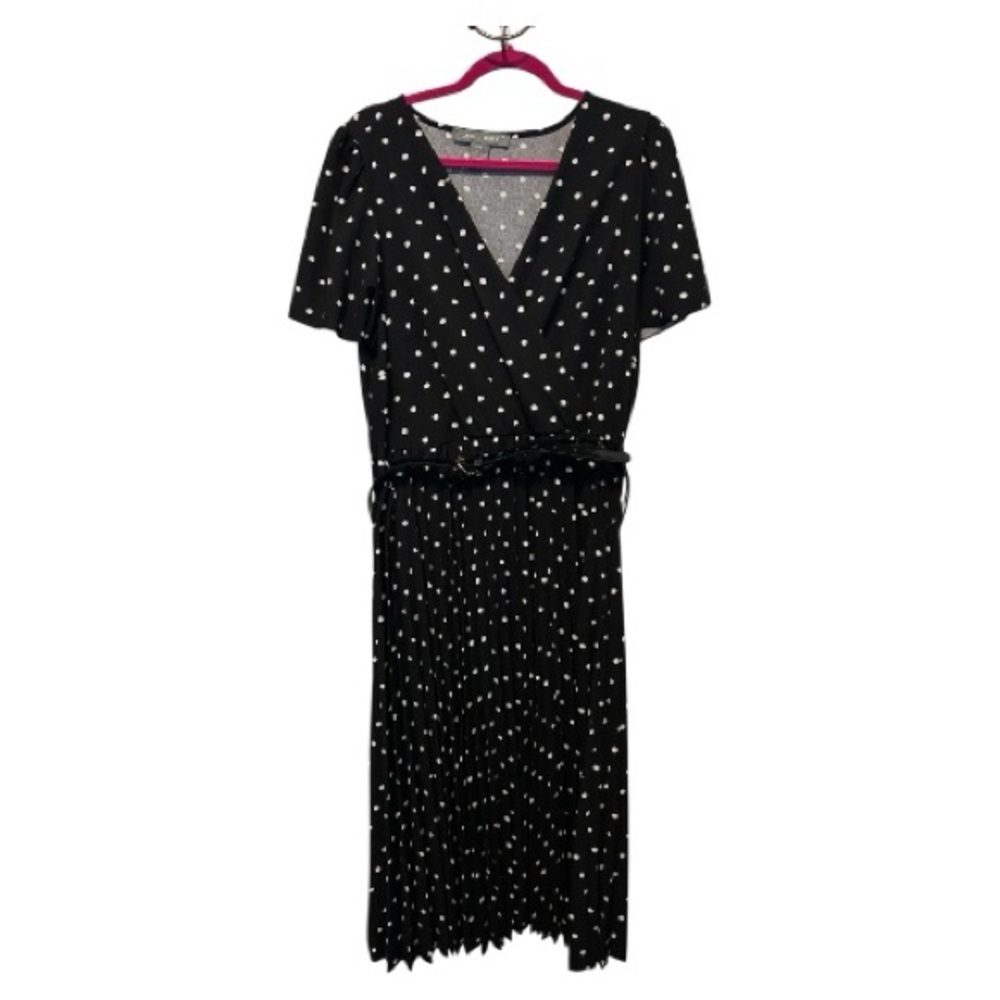 NWT 2X Lark and Gray Polka Dot Dress